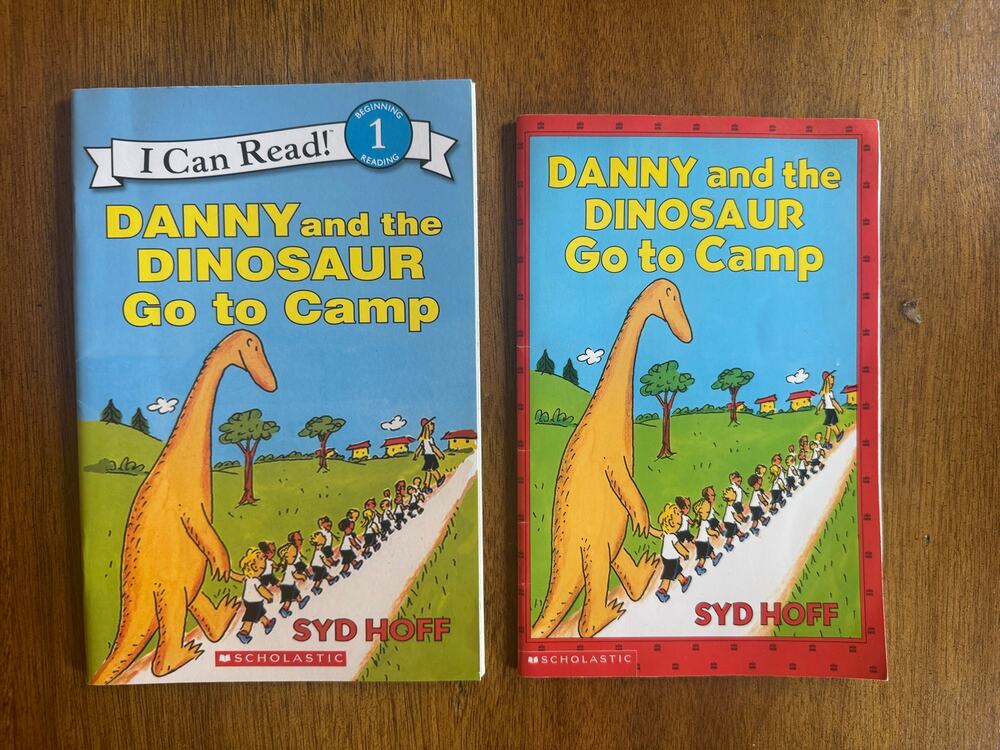 Vintage Danny and the Dinosaur Go to Camp Syd Hoff Scholastic Book Lot 2